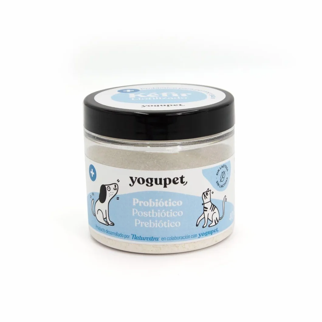 Yogupet Kéfir Liofilizado Probiótico 40gr para Perros y Gatos