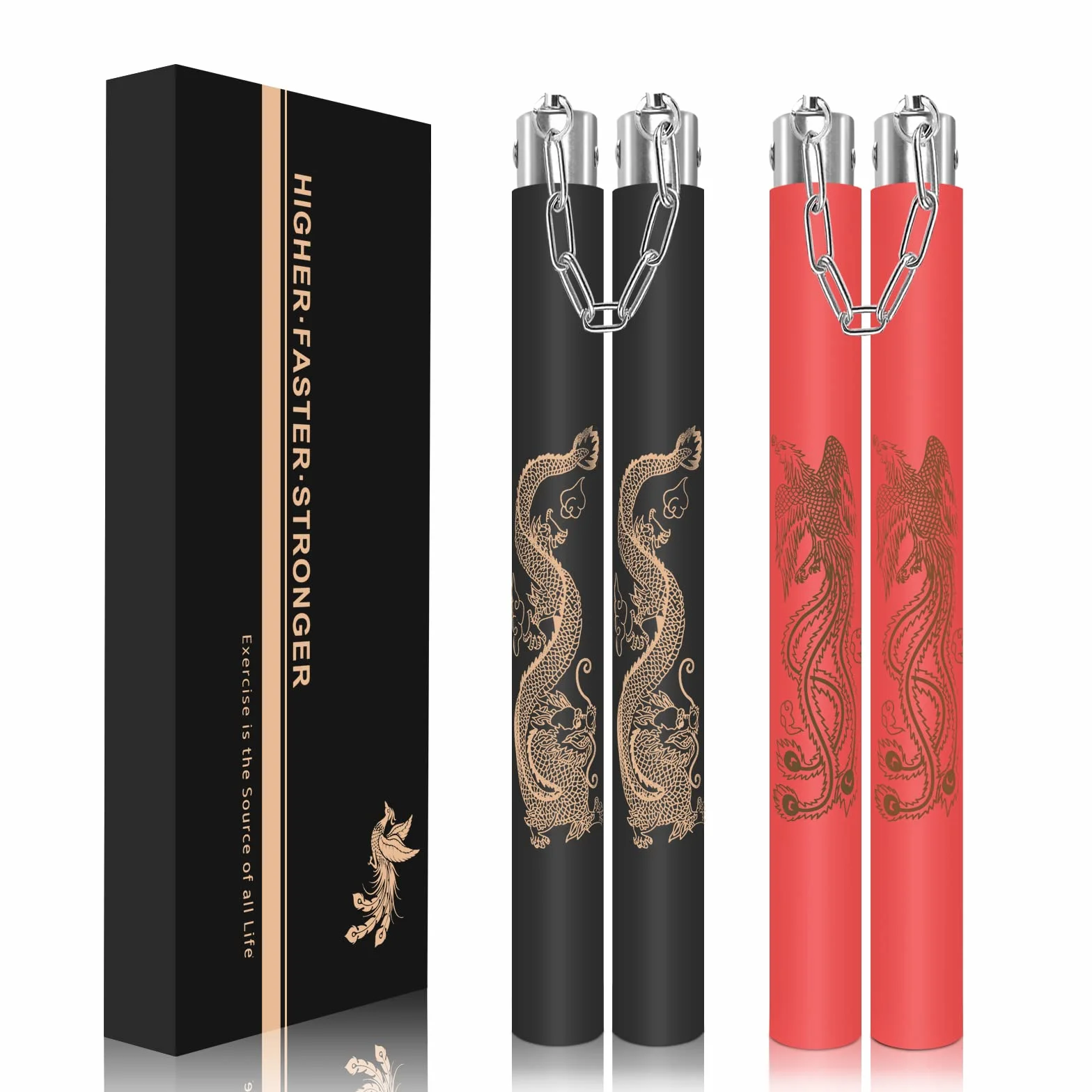 MARCOLO Nunchucks de espuma para niños y adultos, seguros y duraderos con conector de cadena de rodamiento de bolas