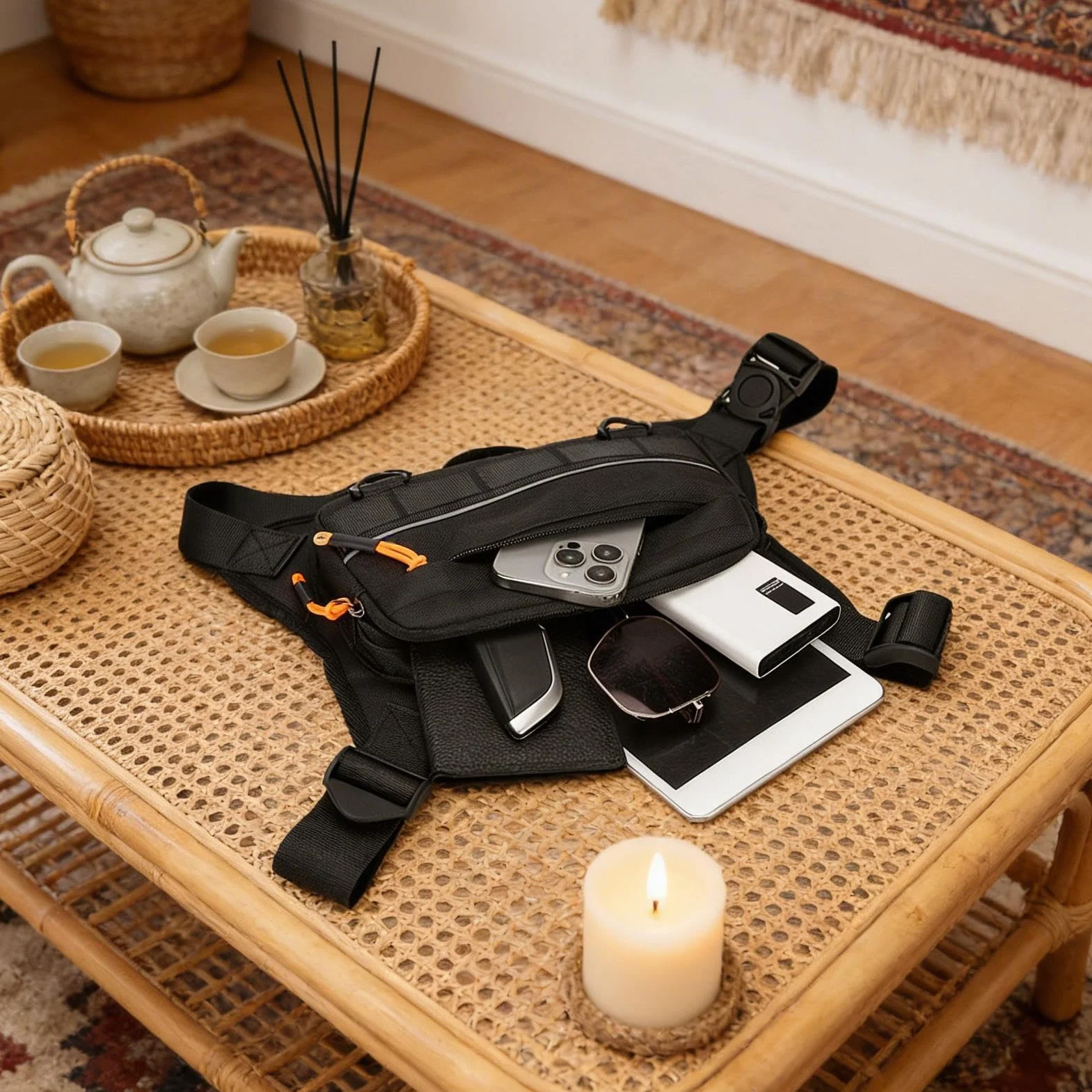 Mochila de snowboard | Chaleco ligero ajustable para al aire libre