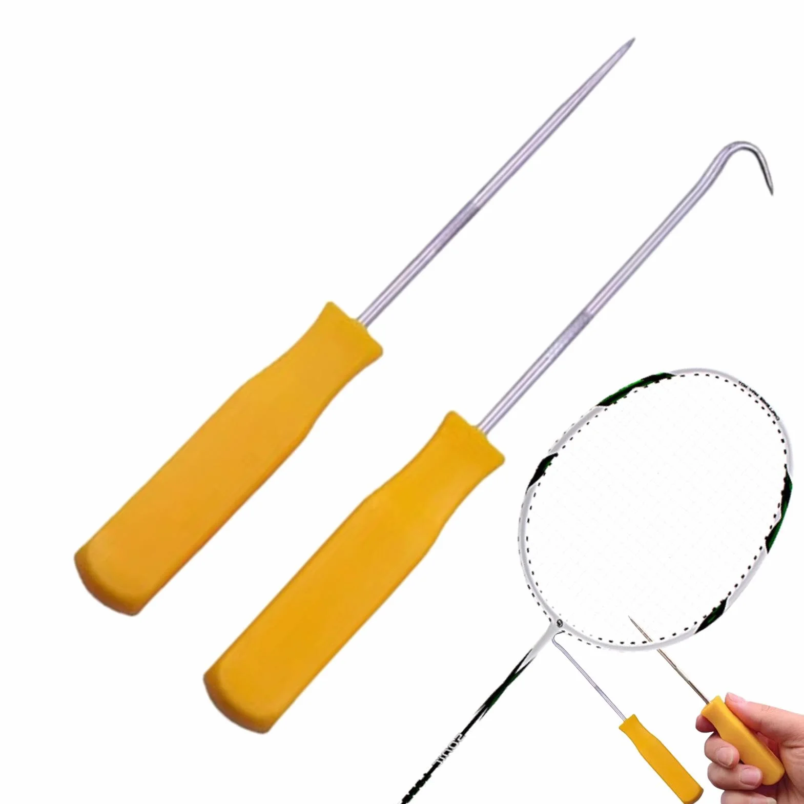 Herramienta de encordado de raqueta de tenis profesional, gancho y asistencia de cuerdas