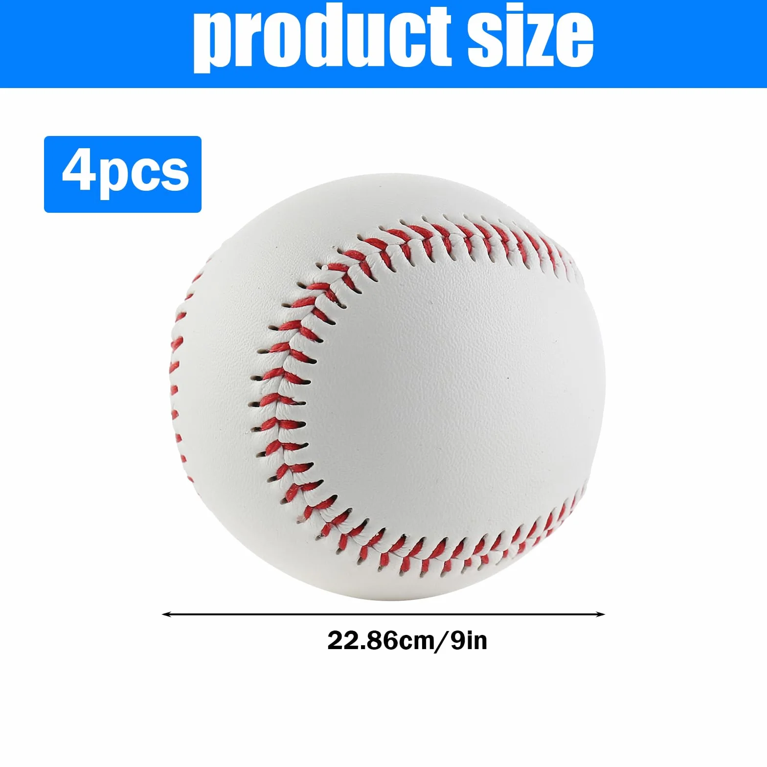 Bolas de béisbol profesionales cosidas a mano 9 pulgadas PU Soft Basebälle Elite para adultos y adolescentes