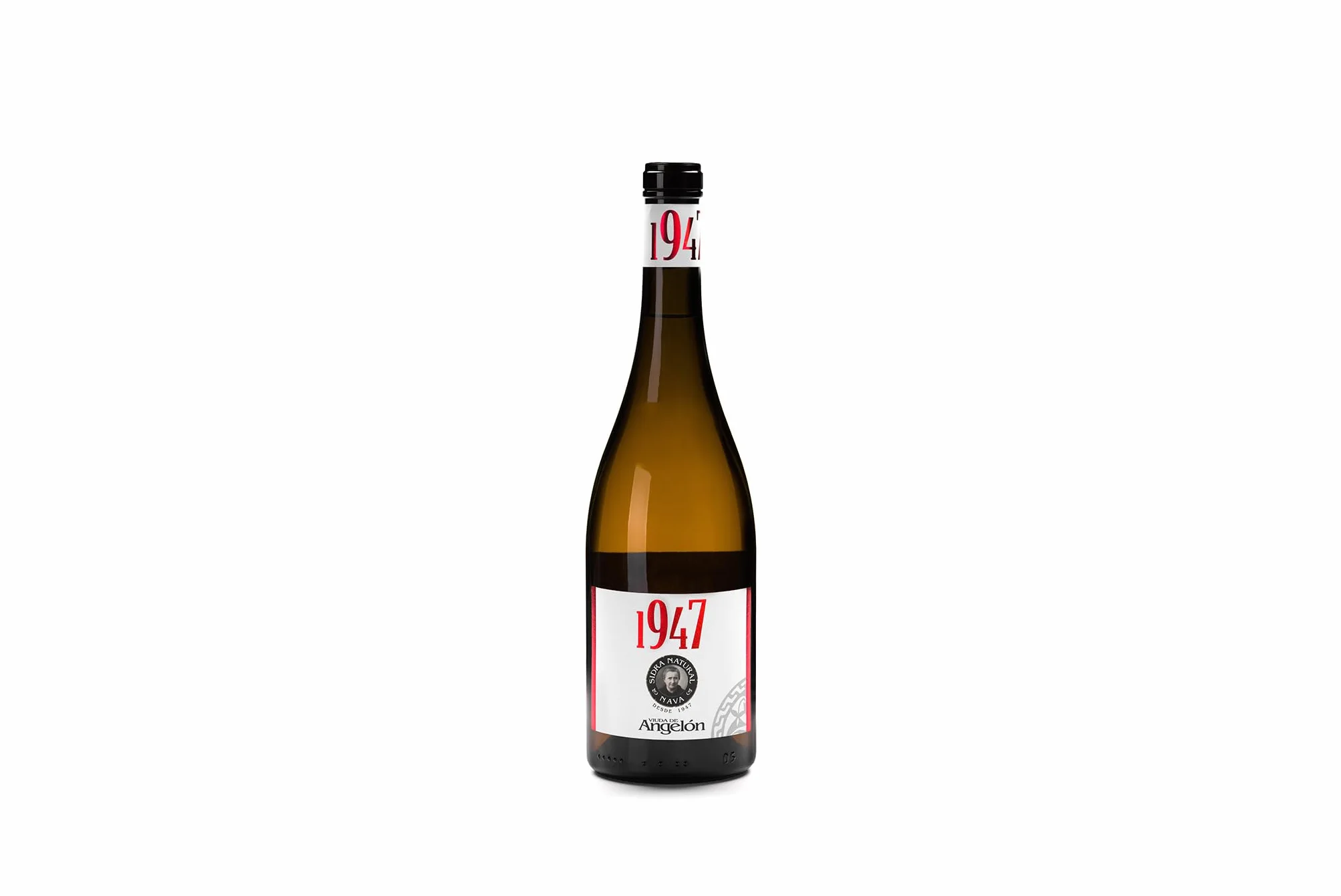 Viuda de Angelón Sidra de Mesa 1947 – Sidra Natural Filtrada – Caja de 6 Botellas de 75 cl