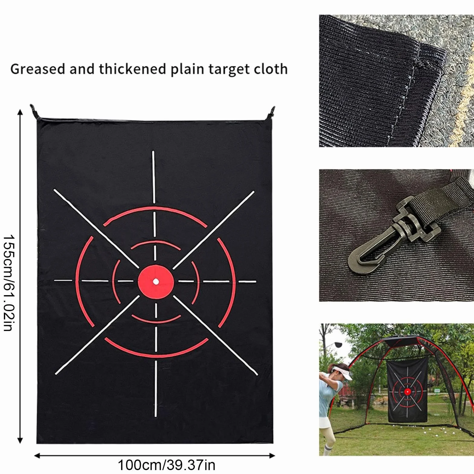 Alfombrilla Portátil De Tela Oxford Para Golf, Entrenador De Golf Al Aire Libre, Alfombrilla De Golpear