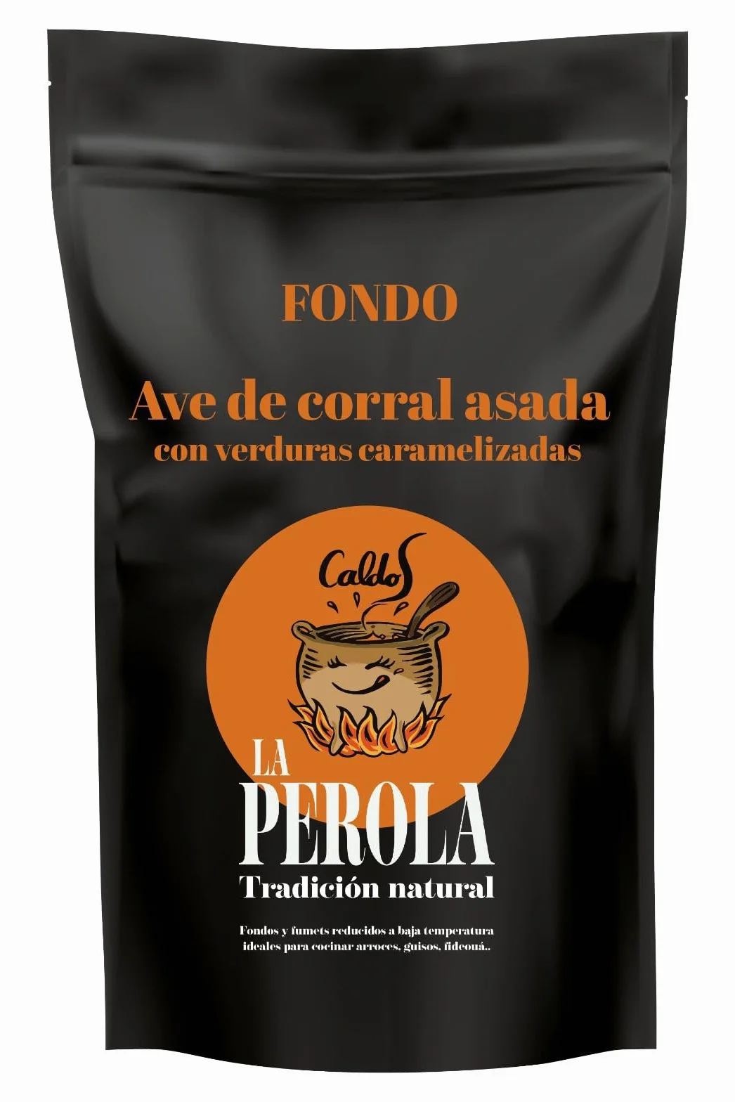 Fumet La Perola Ave de Corral Pollo 35 Raciones 400 g Fondos Naturales en Polvo