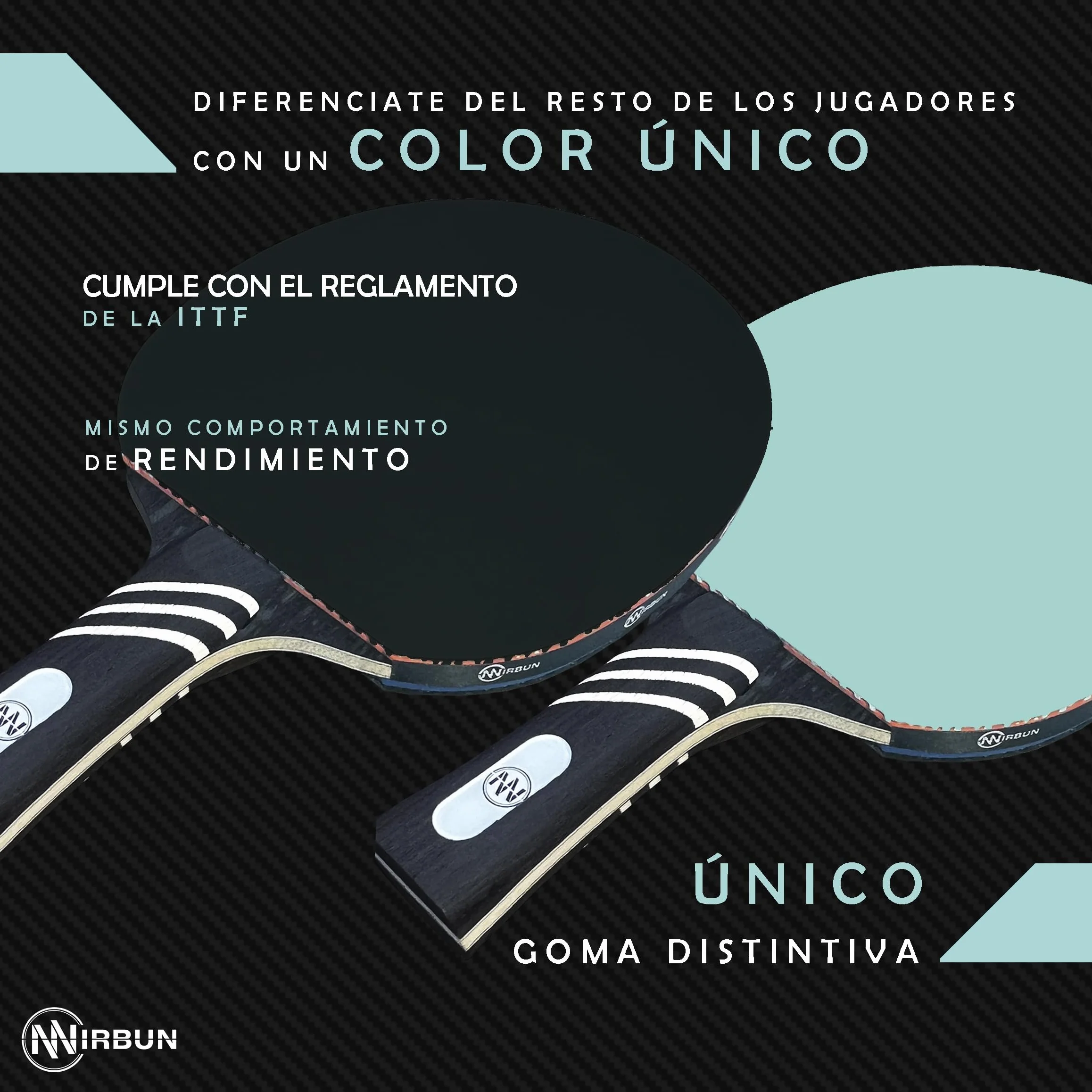 Pala de Ping Pong Profesional de Carbono Raqueta Tenis de Mesa Goma Alta Resistencia Madera Polar Carbono Funda Protectora Control Potencia Velocidad