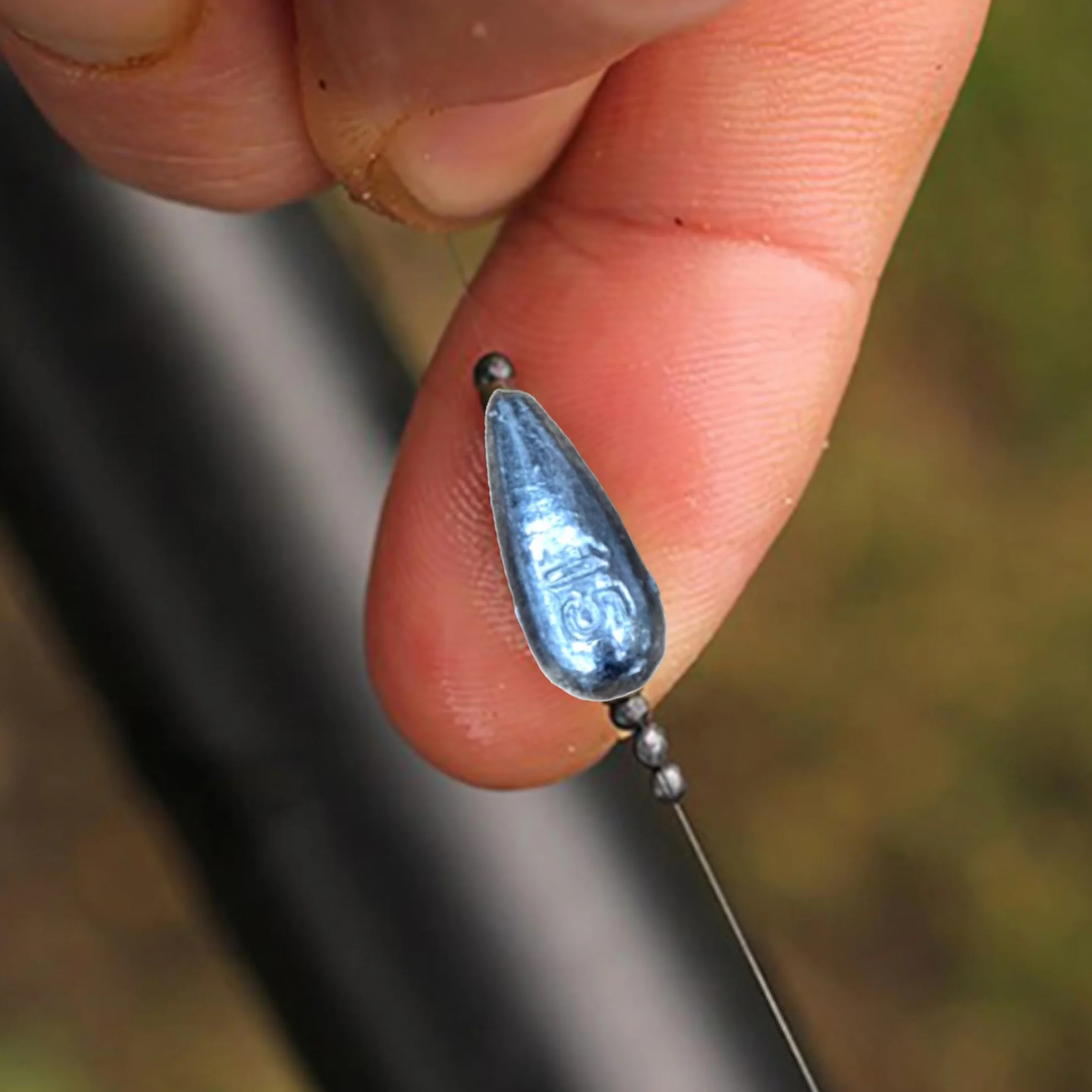 Inline Plomos Pesca 20 x 30g - Set Pescar Carpfishing Accesorios - Kit de Pesca Completo