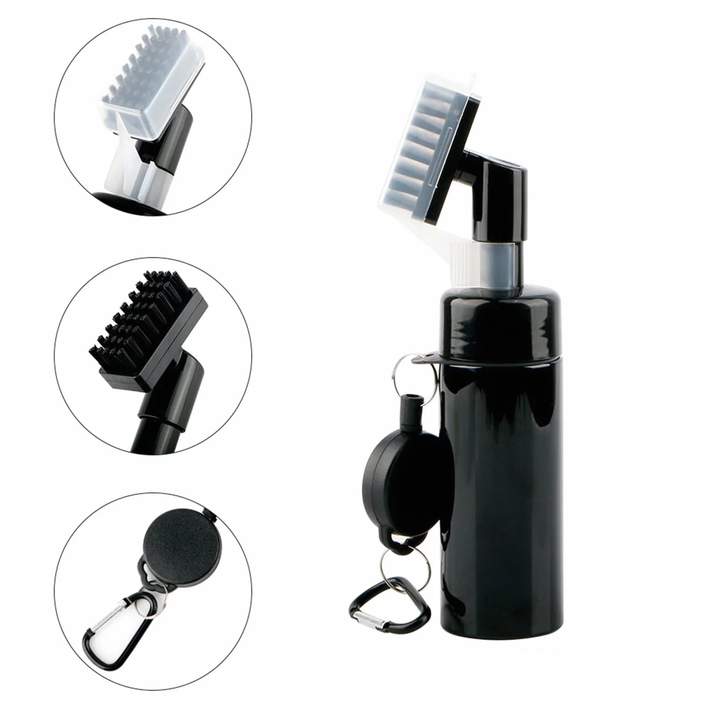 Cepillo para Palos de Golf con Chorro de Agua, Limpiador de Ranuras, Limpieza Húmeda, 150ml