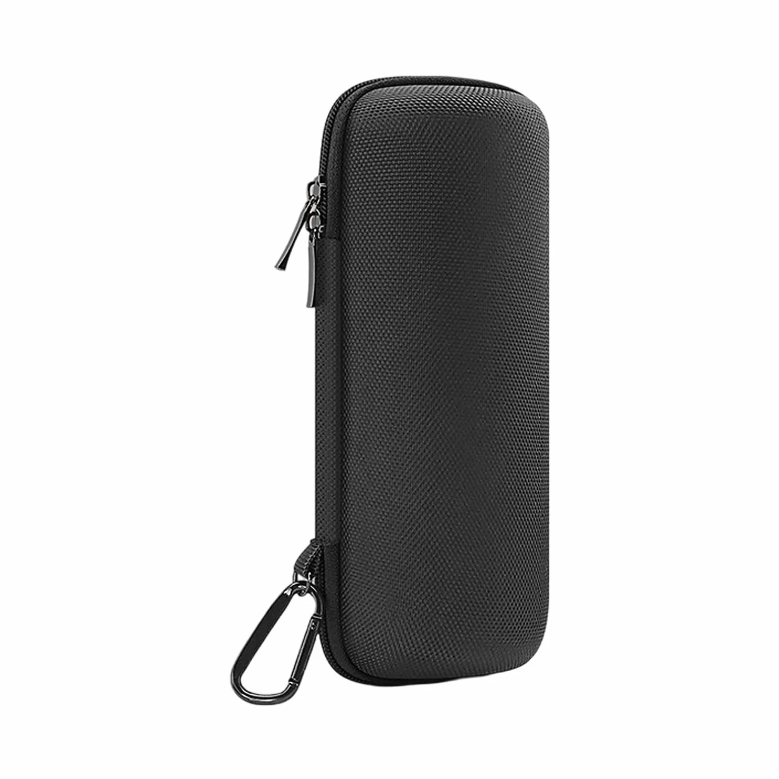 Estuche de accesorios de bádminton de alta capacidad para volantes forrado interior con clip de metal, cubo de almacenamiento