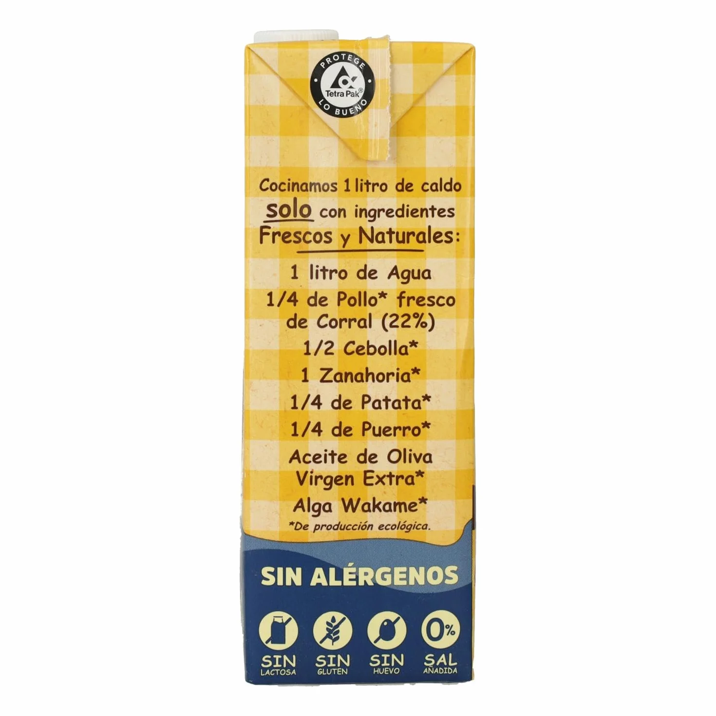 ANETO CALDO SUAVE DE POLLO BIO, 1 L 1 ml