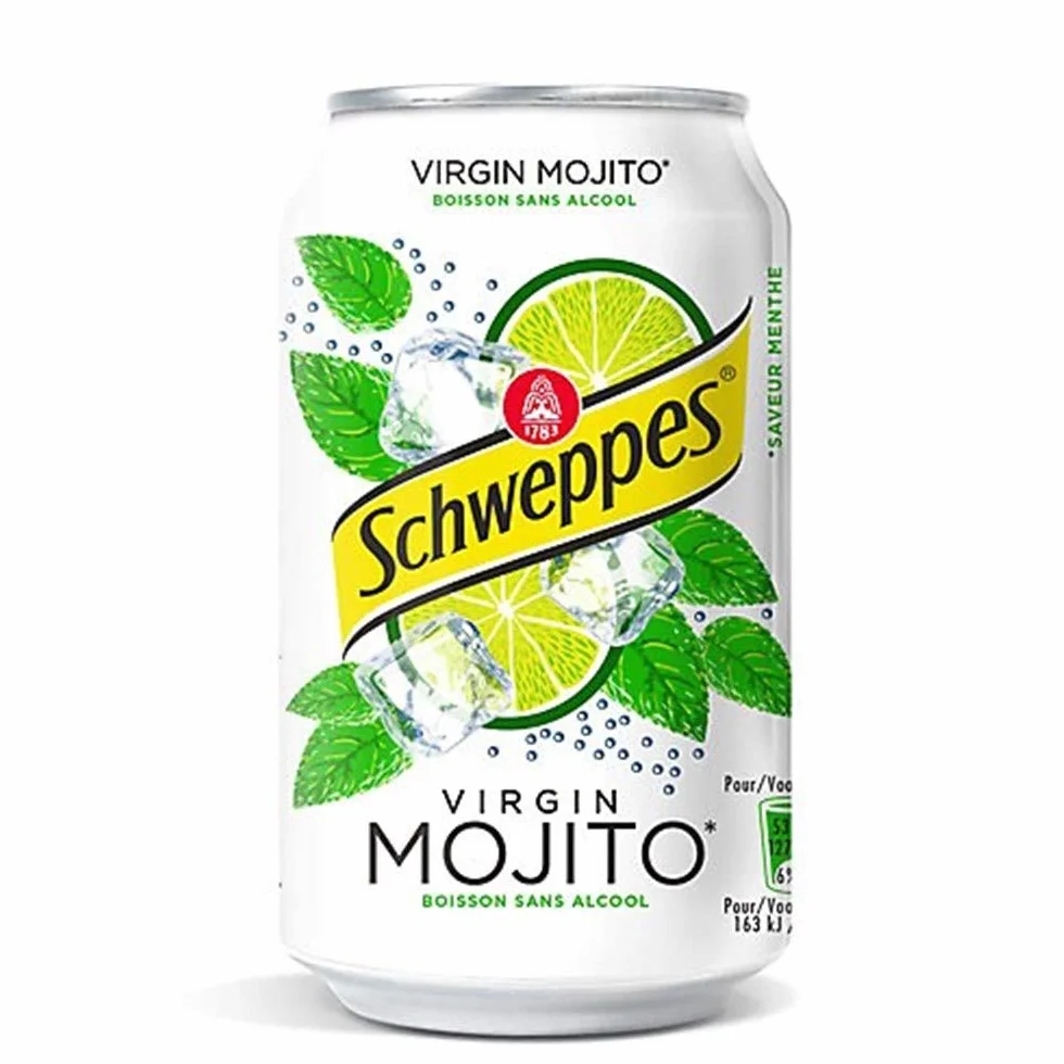 Schweppes Virgin MOJITO - 24x 0,33 Litro - (Sin alcohol)