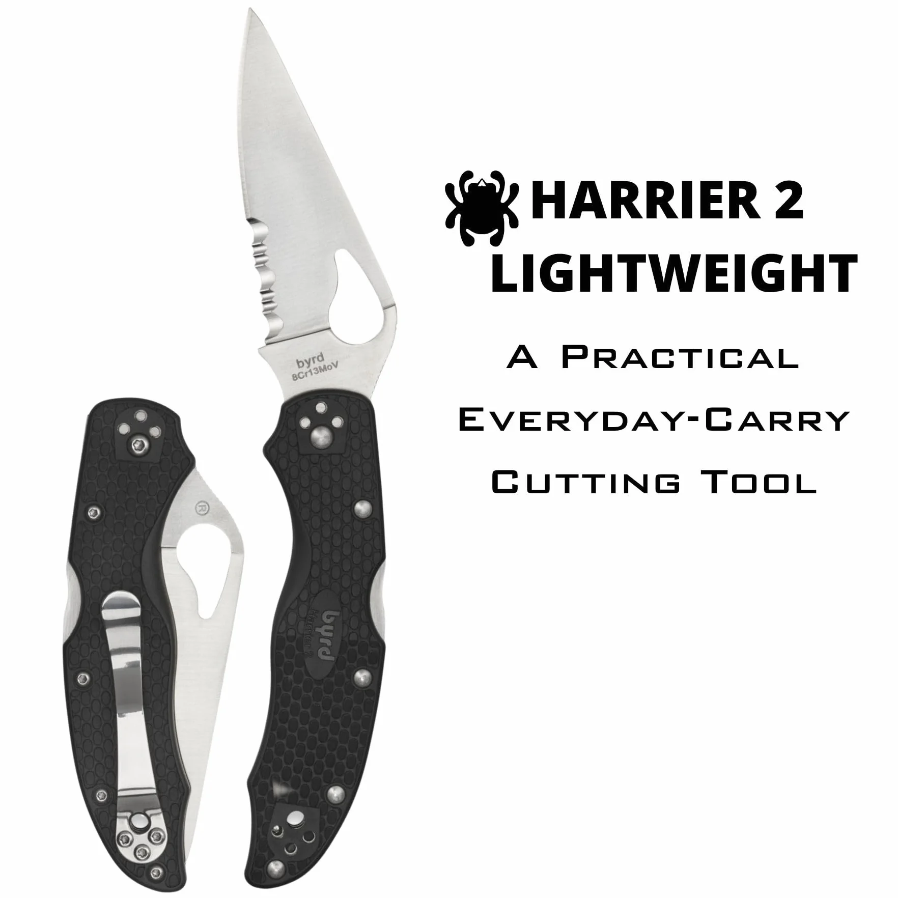 Spyderco Byrd Knife Harrier 2 BY01PSBK2