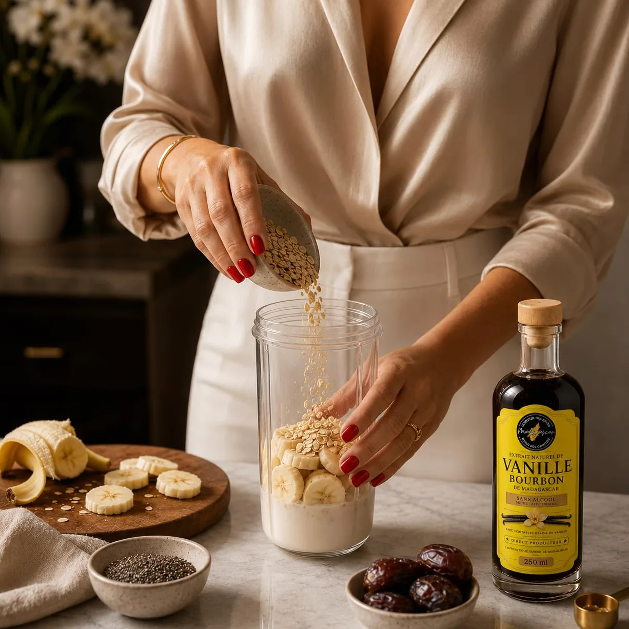 Extracto natural de vainilla Bourbon 250 ml – Sin alcohol – Puro & Artesanal – Ideal Cocina & Pastelería – (Empresa francesa)