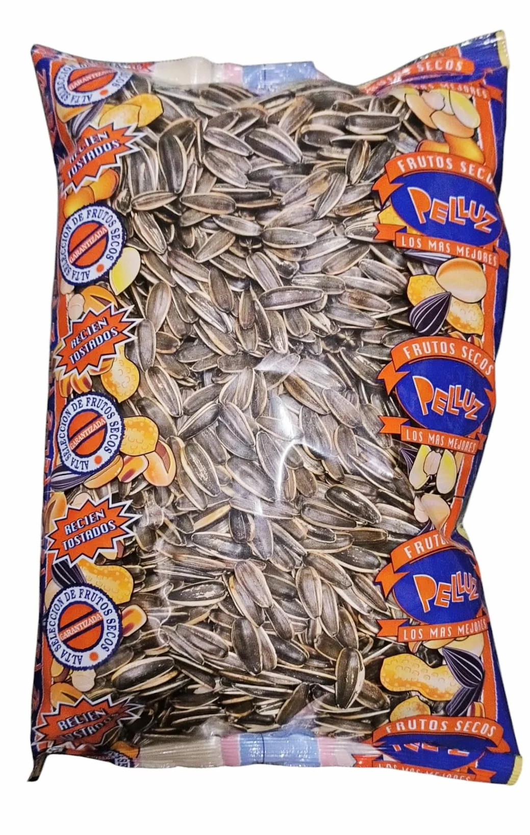 Pipas de Girasol Tostadas sin Sal 1 Kg - Pelluz - Snacks saludables y deliciosos para disfrutar a cualquier hora del día