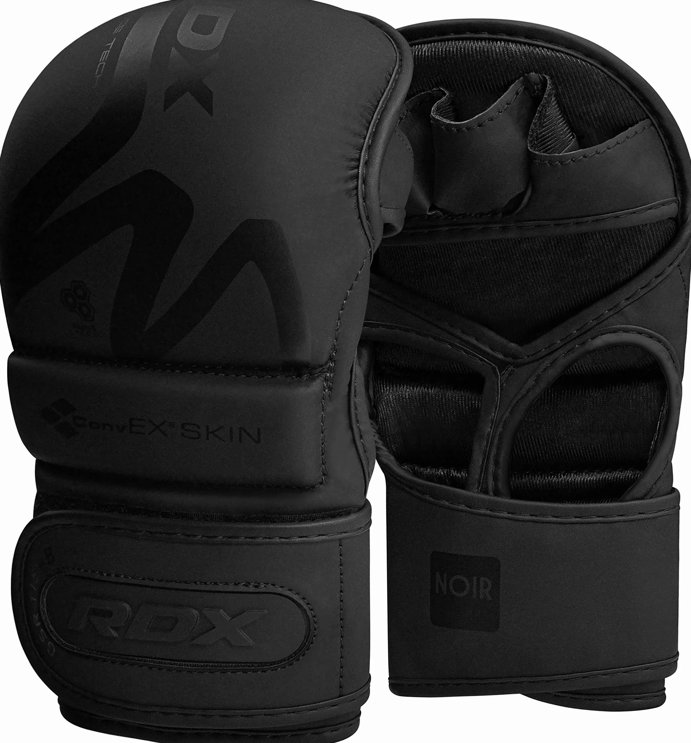 RDX Guantes MMA Entrenamiento Convex Skin Sparring para Boxeo Muay Thai Kickboxing