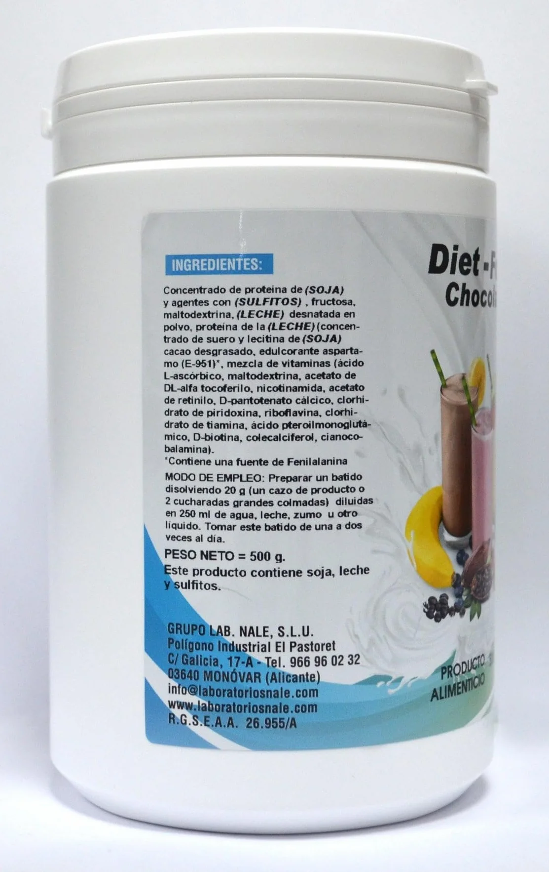 NALE. DIET FOOD CHOCOLATE 500 gr