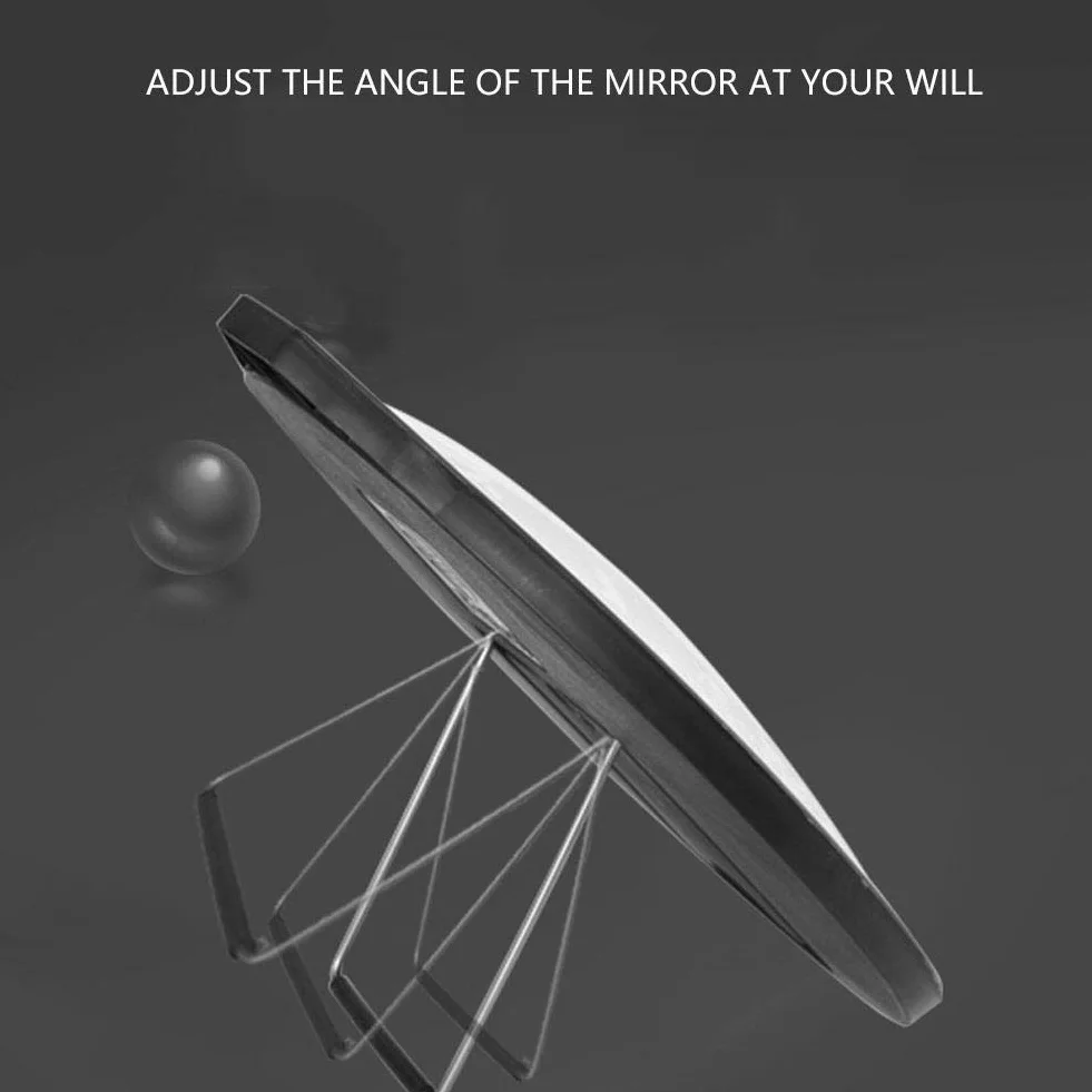 VGEBY Espejo de práctica de Golf 360 Grados Gran Angular Ayuda de Entrenamiento Acero Inoxidable Columpio Completo Poniendo Espejo Convexo