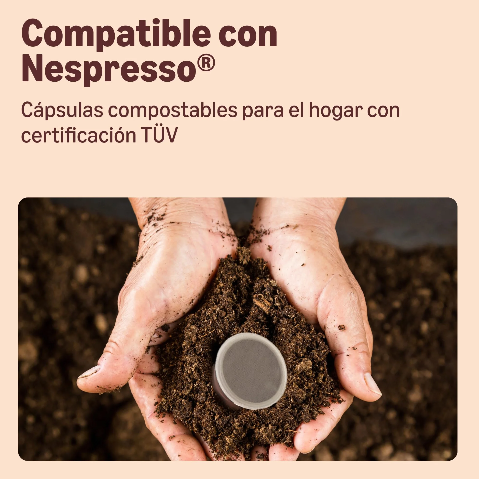 by Amazon Cápsulas de Café Compostables en Casa Compatibles con Nespresso, 100% Arábica Colombiana, 20 Unidades, Certificadas por Rainforest Alliance