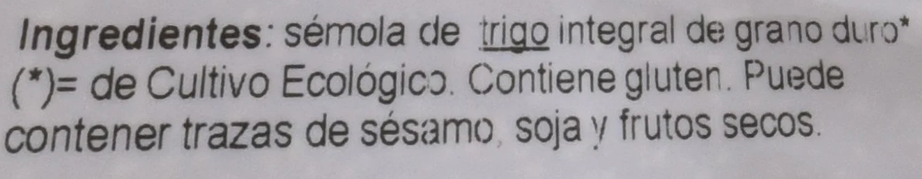 COUS COUS INTEGRAL BIO 500 gr