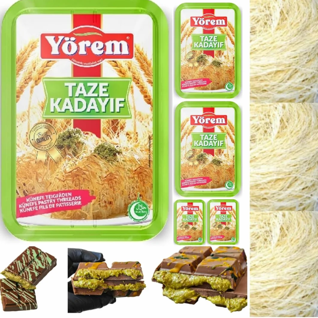 Oz Kadayıf - Hilos de masa (400 gramos, 5 unidades, con Pufai Grocery)