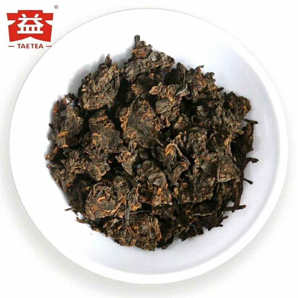 Té chino 7452 Chi Tse Beeng 1901 Shu Puer Tea 2019 TAETEA Puerh maduro 357g
