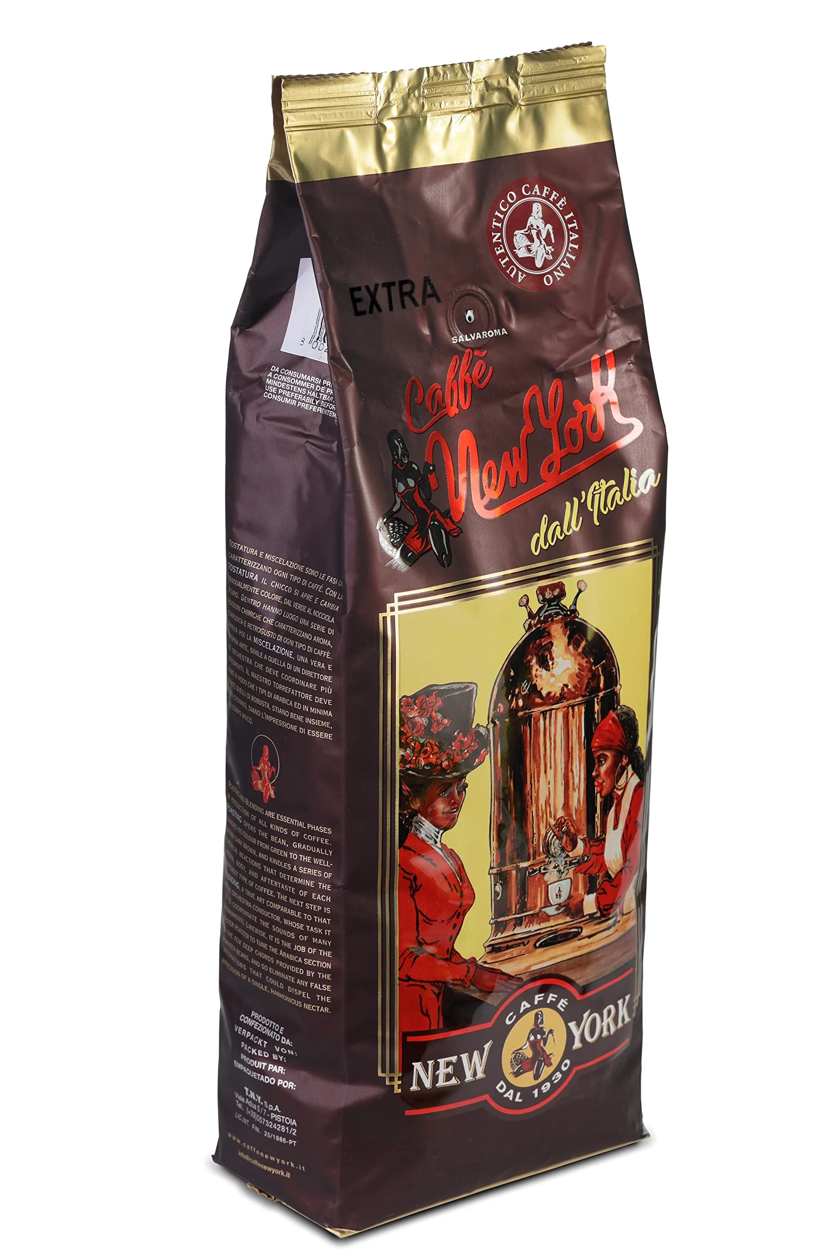 Caffè New York - EXTRA - Granos de café - 1000g